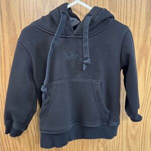 Kin Black Kids Hoodie with Satin Lined Hood